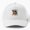White, variant on Even Baddies Get Saddies Frog Baseball Hat, Cute Amphibian Mood Quote, Casual Statement Cap