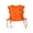 Orange, variant on Hrsba Girls T Shirt Solid Color Short Sleeve Ruffle Crew Neck Top With Drawstring For Girls Casual Summer Soft Lightweight Cute Fashion Top