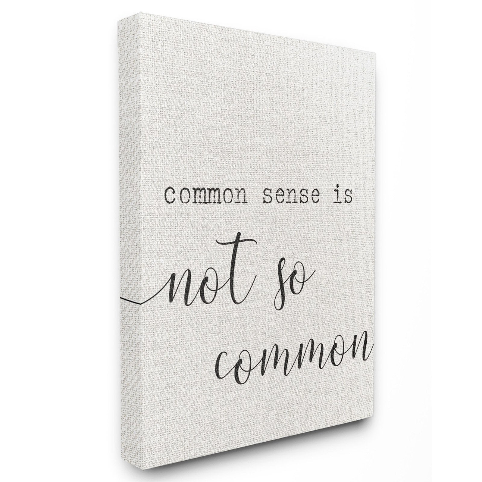 The Stupell Home Decor Collection Common Sense Not So Common Wall Art