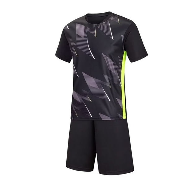 Odeerbi 4-16 Años Niños Verano Atletismo Trajes de Secado Rápido Deportes Correr Tops Pantalones Cortos Conjunto Transpirable Manga Corta Cuello Redondo Top Shorts