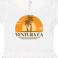 thumbnail image 4 of Inktastic Ventura California Retro Sunset Girls Baby Dress, 4 of 5
