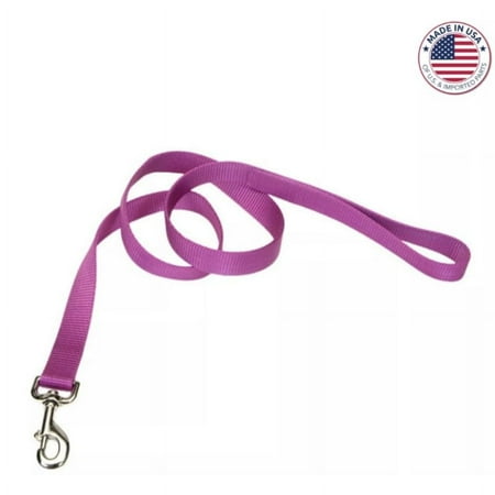 Coastal Pet Single-Ply Nylon Dog Leash Orchid - 6 feet x 3/8 W