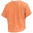 thumbnail image 3 of Women's Pressbox Burnt Orange Texas Longhorns Edith Vintage Burnout Crop T-Shirt, 3 of 3