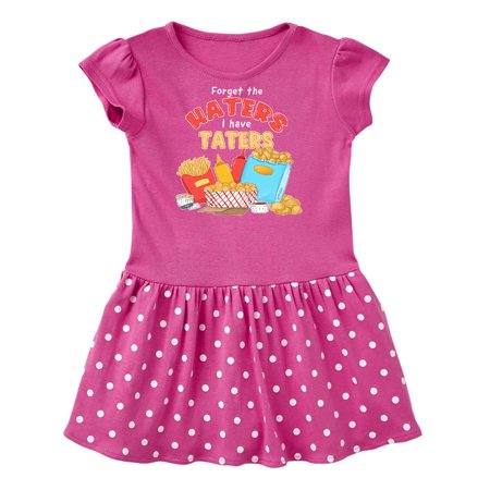

Inktastic Forget the Haters I Have Taters with Fries and Gift Baby Girl Dress