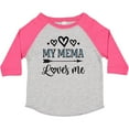 thumbnail image 3 of Inktastic My Mema Loves Me Girls Girls Toddler T-Shirt, 3 of 5