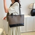 thumbnail image 3 of Bolsa De Hombro Bolso de mano para mujer, bolso de hombro de cuero PU, bolso de mano elegante, bolsos grandes (negro) Ehuebsd Para Estrenar, 3 of 8
