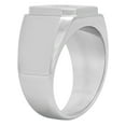 thumbnail image 3 of Men's Diamond Accent Stainless Steel Cross Ring, 3 of 4