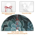 thumbnail image 3 of KLL 36" Christmas Tree Skirt Blue Color Cactus Xmas Tree Skirts Mat for New Year Xmas Holiday Party Indoor Outdoor Home Decoration, 3 of 5