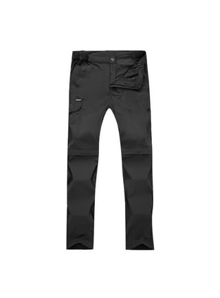 EQWLJWE Mens Cargo Pants Multi Pockets Slim Outdoor Drawstring