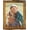 1 Pack, variant on 6x8 Picture Frame Rustic Brown, Solid Wood Picture Frame with Bark Edges & Real Glass Cover, Display Posters/Photos/Prints 6x8 for Wall Mounting, Farmhouse Decor