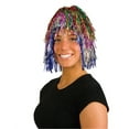 thumbnail image 2 of Rhode Island Novelty Rainbow Multi Color Tinsel Wig, 2 of 2