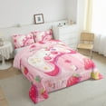 thumbnail image 3 of Manfei Teens Adults Kawaii Gamer Gamepads Bedding Comforter Set 2pcs,Video Game Twin Comforter Sets Microfiber,Cartoon Fruit Strawberry Breathable Bedding Set,Super Cozy Room Decor,Reversible, 3 of 8