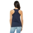 thumbnail image 2 of Bella Ladies Flowy Racerback Tank, XL, Midnight, 2 of 3