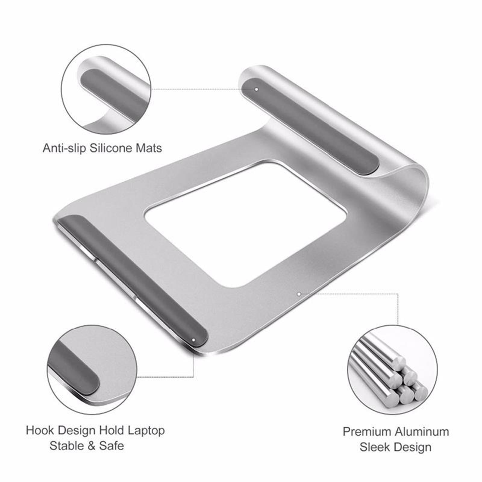 LeeQinersw Laptop Holder Mount Desktop - Fits up to 15 inches Laptop Desk, for Notebook, Tablet, Laptop Stand