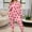 a6_Pink#, variant on Xysaqa Women's Zipper Front Pajama Nightdress Nightgown Casual Loose Long Housedress Short Sleeve Cotton Loungewear Housecoat with Pockets