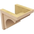 thumbnail image 5 of 10"W x 10"D x 10"H Wide Emerson Rough Cedar Woodgrain TimberThane Corbel, Primed Tan, 5 of 6