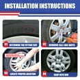 thumbnail image 7 of 4Pcs/Set 16" Hubcaps Wheel Rims Cover for 2007-2012 Nissan Altima/2008-2009 Nissan Altima Coupe Compatible with Steel Wheels Bolt on Installation(16-inch,Lacquer), 7 of 7