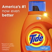 Tide Clean Breeze Scent HE Turbo Clean Liquid Laundry Detergent, 64 loads, 2.95 L