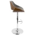 thumbnail image 3 of Fabrizzi Height Adjustable Mid-century Modern Barstool by LumiSource, 3 of 7