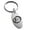 Silver, variant on Stainless Steel Letter O Initial Old English Monogram Engraved Small Oval Charm Keychain Keyring