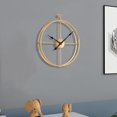 thumbnail image 3 of Reloj de pared grande Colco Reloj de pared dorado 20 pulgadas, 3 of 8