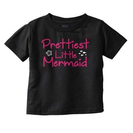 

Prettiest Mermaid Summer Pool Beach Youth T Shirt Tee Girls Infant Toddler Brisco Brands 5T