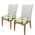 thumbnail image 2 of Gaeub Seahorse Square Chair Seat Covers, Stretch Fitted Printed Chair Seat Cushion Cover for Kitchen, Office - One Size, 2 of 9