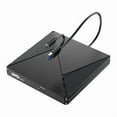 thumbnail image 1 of External CD/DVD Drive,Portable DVD Reader Writer ROM Drive,CD Burner External Disk Drive ,Widely Use, 1 of 5