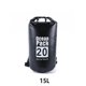thumbnail image 2 of Naiovety Bolsas impermeables multifuncional para exteriores Equipo de gran capacidad Bolsa plegable para kayak Rafting Piscina Deportes de playa Deportes acuáticos Negro 15L Hombros Naiovety OD025898-28, 2 of 6