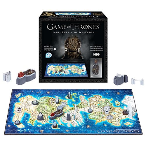 4D Cityscape Mini Game Of Thrones: Westeros Time Puzzle (350 Piece)