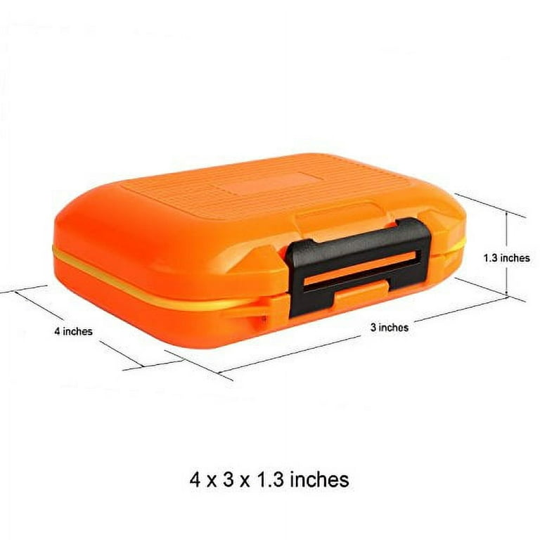 Goture Fishing-Lure-Boxes-Bait Tackle-Plastic-Storage, Small-Lure-Case,  Mini-Lure-Box for Vest, Fishing-Accessories Large Boxes Storage Containers