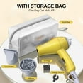 thumbnail image 5 of Travel Portable Foldable Hair Dryer Dual Voltage 125/250V with Two Concentrator & Diffuser Nozzles,Gold, 5 of 8