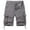 Grey, variant on Fgnfyis Men's Plus Size Cargo Shorts Summer Outdoor Sports 5 Pocket Mid Length Shorts for Hiking and Work Men Shorts Brown 31