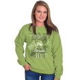 thumbnail image 2 of Florida FL Cute State Flower Souvenir Women Crewneck Sweatshirt Brisco Brands 4X, 2 of 6