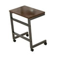 thumbnail image 3 of simhoa Table d'Extrémité Meuble Table de Nuit avec Roulettes pour Jardin Porche Chambre Brun, 3 of 8