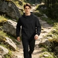 thumbnail image 5 of Sewkxo Mens Rain Jacket Lightweight Waterproof Raincoat with Hood Outdoor Rain Gear Travel Hiking Cycling,Black L, 5 of 8
