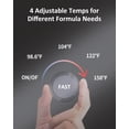 thumbnail image 3 of Grownsy Instant Baby Bottle Warmer,Formula Dispenser,72H Keep Warm,4 Temperatures,Night Light, 3 of 10