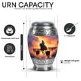 thumbnail image 2 of Yatskia Cowboy with Cattle Small Urns for Human Ashes Adult Male and Female, Mini Keepsake Urn for Adult Ashes, (Monar Pack of 1, 3 Inch), 2 of 8