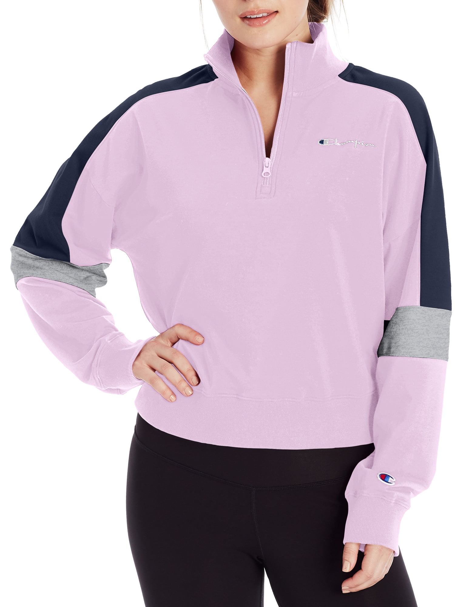 Champion Quarter Zip Sweatshirt (Women's) - Walmart.com