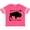 Football Pink and White, variant on Inktastic Buffalo Cute Animal Western Boys or Girls Toddler T-Shirt