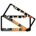 thumbnail image 2 of License Plate Frames Colorful Winter And Halloween Theme Cat Funny License Plates 2 Pack Cute Cats Stainless Aluminum License Plate Cover for Us Standard Vehicles 12.3" X 6.3", 2 of 6