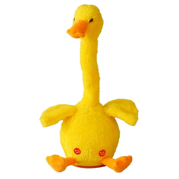 Yokua Electronic Duck Toy Shake Dancing Singing Repeat Home Decorations Plush Toy