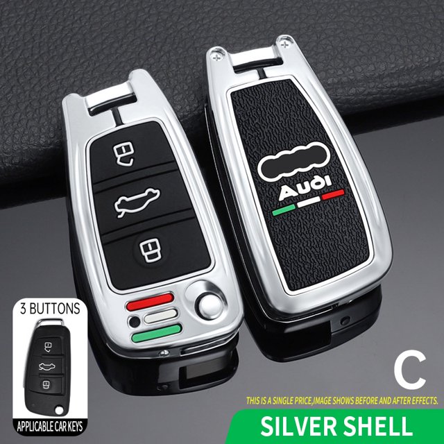 Carcasa De Aleación De Zinc Para Audi A1 A3 8P A4 A5 A6 C7 A7 S3 S7 S8 R8 Q2 Q3 Q5 Q7 Q8 SQ5 TT RS3 RS6 Accesorios De Coche huangjie unisex
