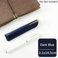 thumbnail image 1 of Porte-crayon en Cuir PU Sac de Rangement pour Stylos Étui à Stylos Couleur Unie Résistant à l'Usure Housse de Protection pour Stylo Petit Signe A7, 1 of 6