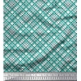 thumbnail image 1 of Soimoi Cotton Voile Fabric Diagonal Check Fabric Prints By Yard 42 Inch Wide, 1 of 3