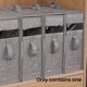 thumbnail image 5 of Bed Sheet Storage Box Clothing Sheet Organizer Wardrobe Gray, 5 of 5