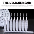 thumbnail image 4 of white Set Of 100 Shower Hole Cleaning Brushes #77i27, 4 of 9