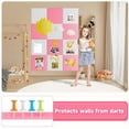 thumbnail image 3 of 48"x36" Cork Board - 12 Pack Felt Wall Tiles with 48 Removable Adhesive Tabs & 30 Push Pins, Large Cork Boards for Walls, Perfect for Home, Office, School Bulletin Board Wall Tiles, DIY Vision Board, 3 of 7