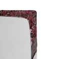 thumbnail image 2 of Ambesonne Tree Fitted Sheet, Dream Garden with Poppies, Queen Size, Mauve Red, 2 of 2