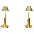 thumbnail image 1 of Baohd Dimmable Bedside Table Lamp Elegant Bar Decor Battery Powered Umbrella Gold 2Set, 1 of 6